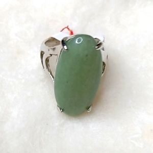 Authentic Jade ring (lucky stone) size 10 fashionable ring